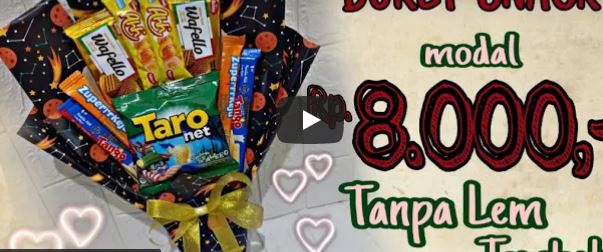 DIY BUKET SNACK LOWBUDGET || BUKET SNACK ANTI LETOY || BUKET SNACK TANPA LEM TEMBAK